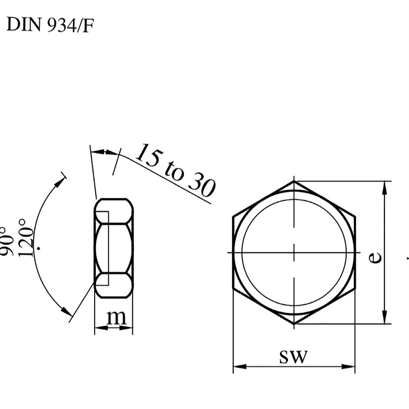 DIN 934\F